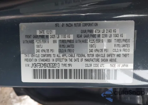 2022 Mazda Cx-5 2.5 S Carbon Edition z USA, uszkodzony, nr VIN JM3KFBCM6N0532613